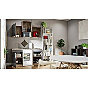Respekta Cocina (Ancho: 150 cm, Con placa de dos fuegos, Gris)