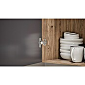 Respekta Cocina (Ancho: 150 cm, Con placa de dos fuegos, Gris)