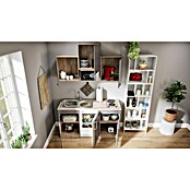 Respekta Cocina (Ancho: 150 cm, Con placa de dos fuegos, Gris)