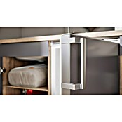 Respekta Cocina (Ancho: 150 cm, Con placa de dos fuegos, Gris)