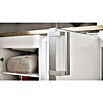 Respekta Singleküche KB150WW (Breite: 150 cm, Mit Duo-Kochmulde, Weiß)