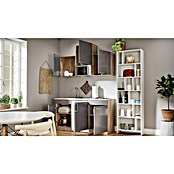 Respekta Cocina (Ancho: 150 cm, Con placa de dos fuegos, Gris)