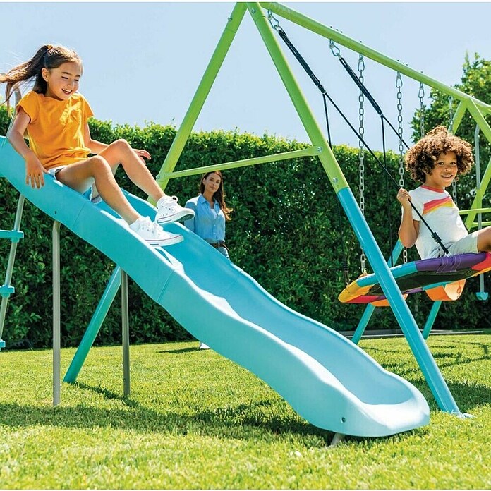 Intex Gugalnica s toboganom Deluxe  (Š x Do: 200 x 442 cm, Jeklo) | 8306 - Kinderspielgeräte Metall | ICHA - Kinderspielgeräte | ICH - Kinderspielgeräte | IC - Freizeit im Garten | I - Stadtgarten | BAUHAUS