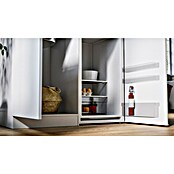 Respekta Mini kuhinja Levin  (Širina: 100 cm, Bijele boje, S dvojnom pločom + hladnjakom) | BAUHAUS