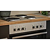 Respekta Küchenzeile KB270WS (Breite: 270 cm, Mit Elektrogeräten, Schwarz)