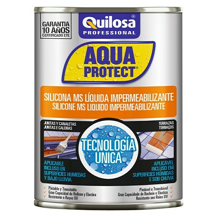 Quilosa Silicona líquida Aqua Protect  (Terracota, 1 kg)