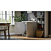 Respekta Mini kuhinja Levin  (Širina: 100 cm, Bijele boje, S dvojnom pločom + hladnjakom) | BAUHAUS