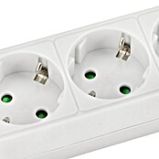 Steckdosenleiste (3-fach, Weiß, 5 m, 3.500 W)