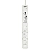 Steckdosenleiste Powersplit (6 + 1-fach, Weiß, 2 m, 3.500 W)