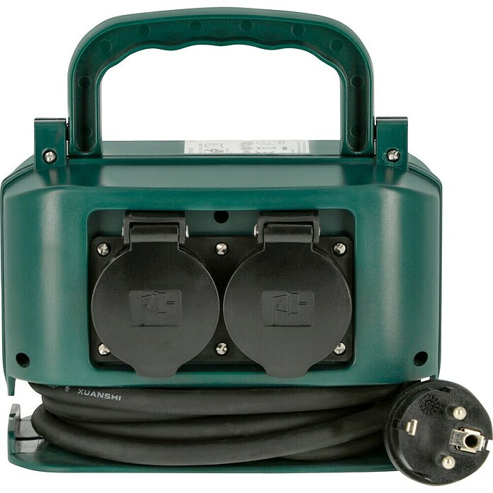 Stromverteiler (4-fach, Kabellänge: 2 m, 3.600 W)
