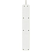 Steckdosenleiste (6-fach, Weiß, Kabellänge: 1,4 m, 3.500 W)