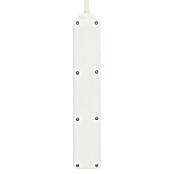 Base de enchufe múltiple (x 6, Blanco, Longitud del cable: 1,4 m)