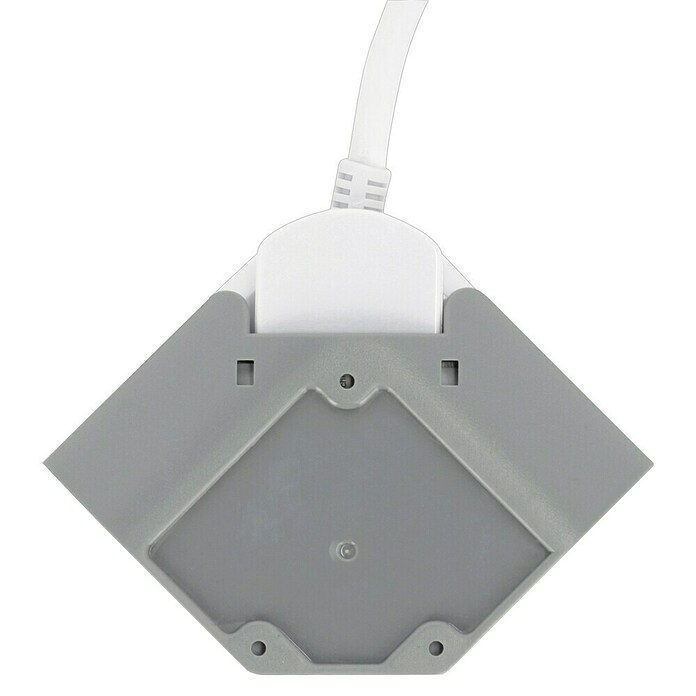 REV Produžni kabel s utičnicama (2-struko, Bijelo, Duljina kabela: 1,5 m, 2 USB priključka, S prekidačem)