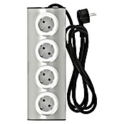 REV Produžni kabel s utičnicama (4-struko, Aluminij, Duljina kabela: 1,95 m, 3.500 W)