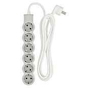 Legrand Steckdosenleiste (6-fach, Ultraweiß/Grau, Kabellänge: 3 m, IP20, Ohne Schalter) | BAUHAUS