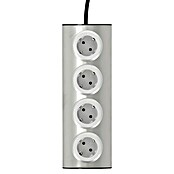 REV Produžni kabel s utičnicama (4-struko, Aluminij, Duljina kabela: 1,95 m, 3.500 W)