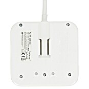 REV Produžni kabel s utičnicama (3-struko, 1,4 m, 2 USB priključka, Broj šuko utičnica: 3)