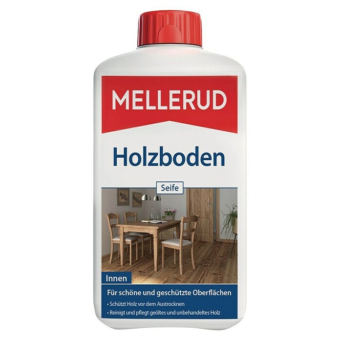 Mellerud Reinigungs- & Pflegemittel Holz-Seife (1 l, Flasche)