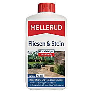 Mellerud Reinigungsmittel Fliesen & Stein Grundreiniger (1 l, Säurehaltig)