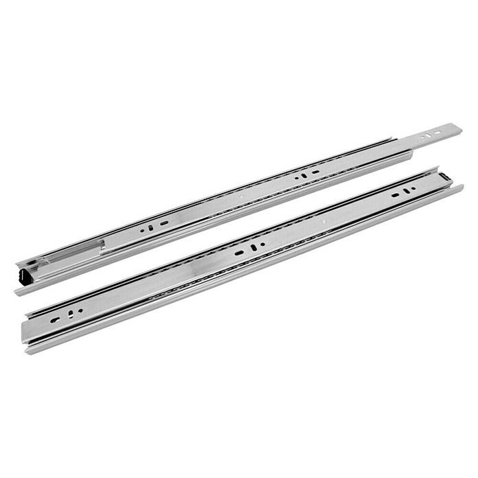 Accuride Schubladenführung 3832 SC mit Selbsteinzug (Einbaulänge: 500 mm, Traglast: 45 kg, Vollauszug, Seitlich am Schubkasten, Verzinkt)