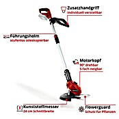 Einhell Power X-Change Akku-Rasentrimmer GE-CT 18 Li-Solo (18 V, Li-Ionen, Ohne Akku, Schnittbreite: 24 cm)