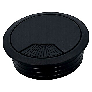 Häfele Kabeldurchführung (Durchmesser: 60 mm, Schwarz)