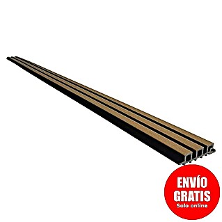 Dioco Revestimiento decorativo alistonado Minus (220 x 12 cm, Teca)