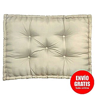 Cojín para asiento de palet water resist (Taupe, L x An x Al: 80 x 60 x 10 cm, 100% poliéster)