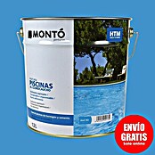 Montó Pintura para piscinas al clorocaucho HTM (Azul, 12 l, Semimate)