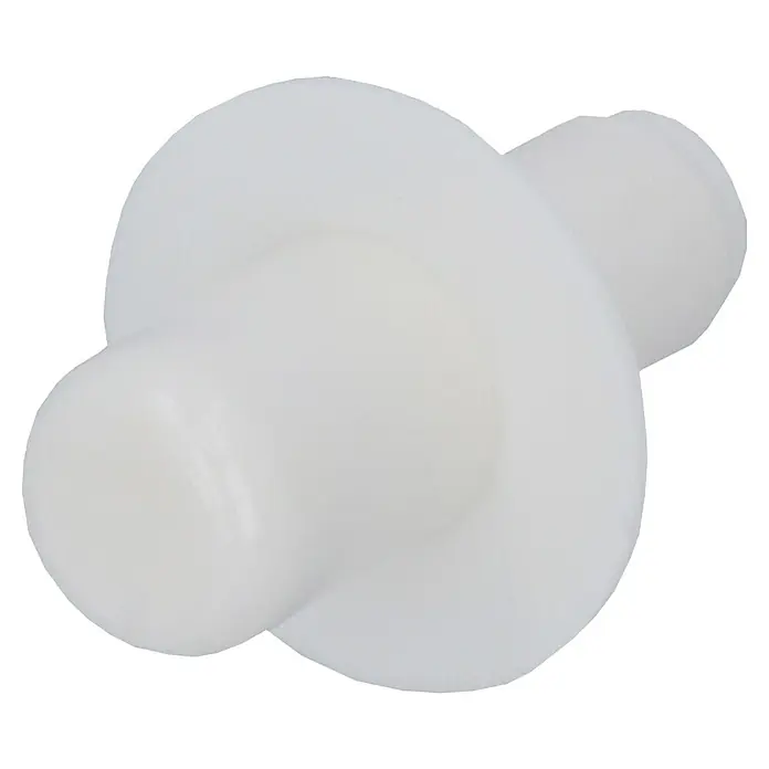 Suki Soporte para estantes - Diámetro: 5 mm, Blanco - Tapón de plástico blanco, ideal para diversas aplicaciones, robusto y duradero. Asegura aberturas de forma fiable.