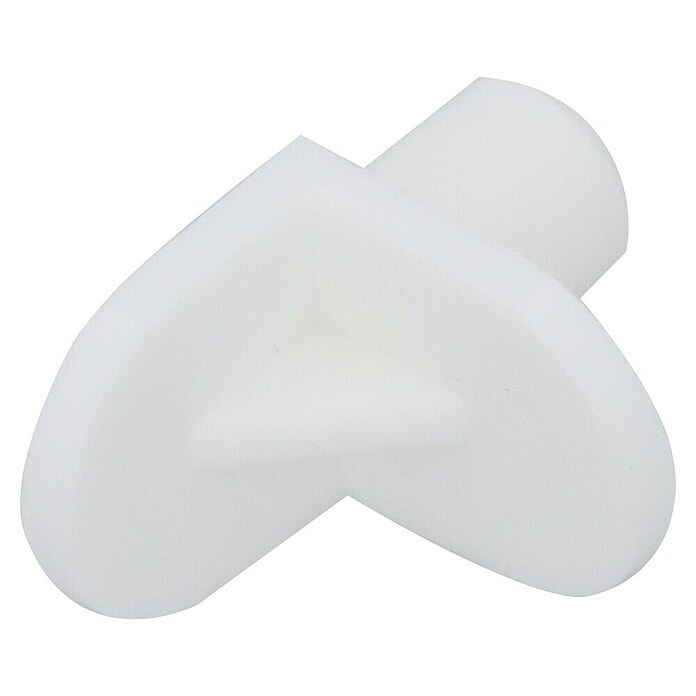 Häfele Soporte para estantes (Blanco, Plástico, Diámetro: 6 mm) | BAUHAUS