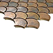 Mozaïektegel Rondjes XK FS 46 (28,3 x 29,2 cm, Koper, Mat)