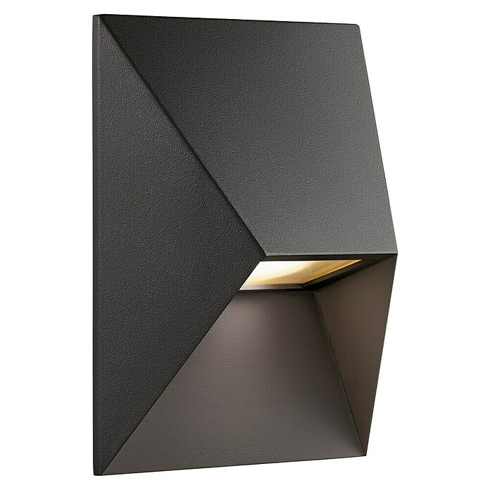 Nordlux Led-wandlamp Pontio 15 (Zwart, b x d x h: 15 x 9 x 19 cm) | BAUHAUS