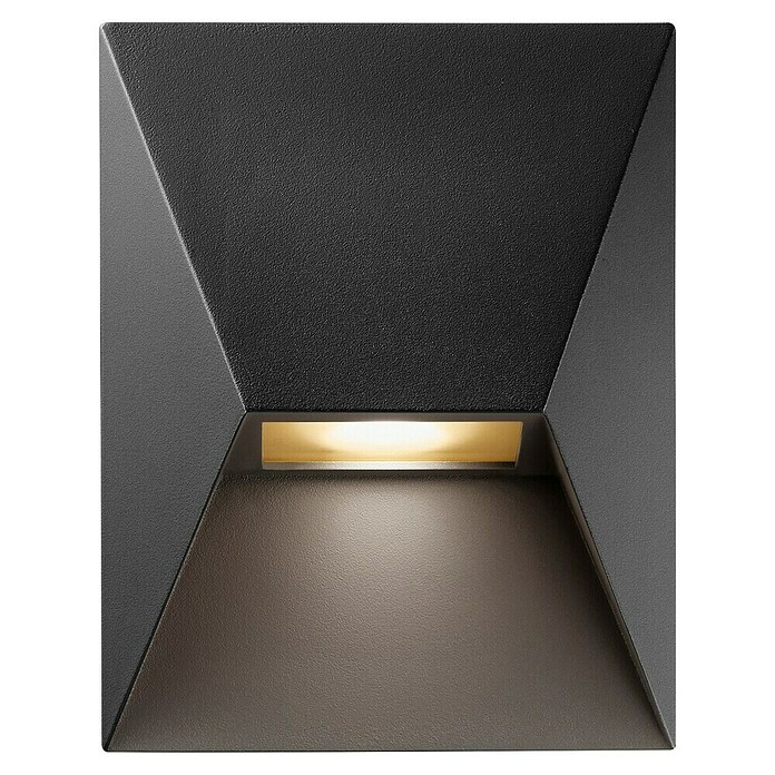 Nordlux Led-wandlamp Pontio 15 (Zwart, b x d x h: 15 x 9 x 19 cm) | BAUHAUS