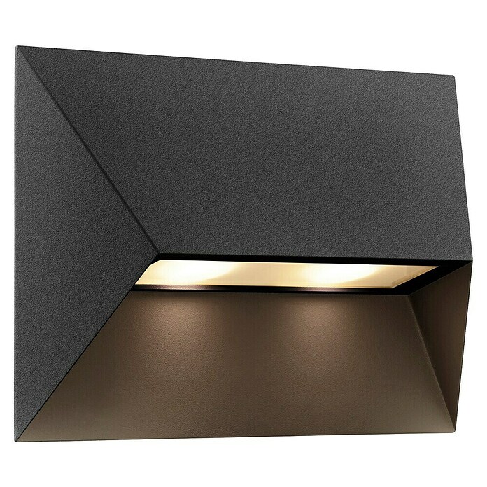 Nordlux Led-wandlamp Pontio 27 (Zwart, b x d x h: 27 x 9 x 19 cm) | BAUHAUS