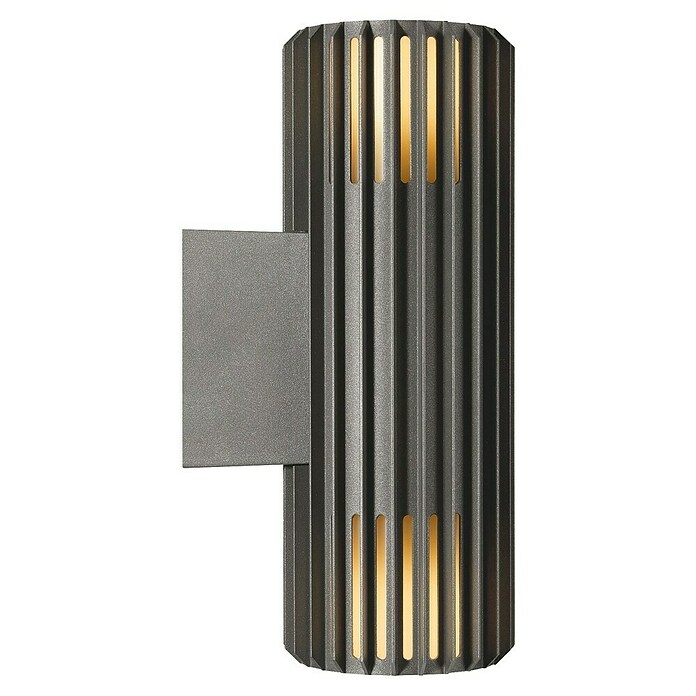 Nordlux Led-wandlamp Aludra Double (Antraciet, b x d x h: 12,4 x 17,4 x 33,7 cm) | BAUHAUS
