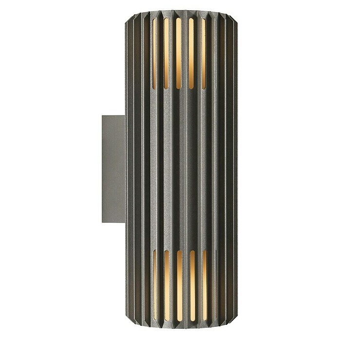 Nordlux Led-wandlamp Aludra Double (Antraciet, b x d x h: 12,4 x 17,4 x 33,7 cm) | BAUHAUS
