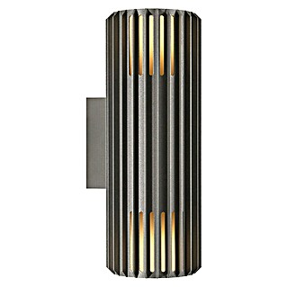 Nordlux Led-wandlamp Aludra Double (Antraciet, b x d x h: 12,4 x 17,4 x 33,7 cm)