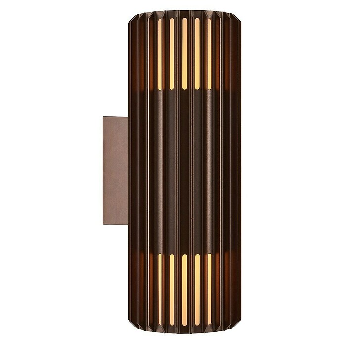 Nordlux Led-wandlamp Aludra Double (Bruin, b x d x h: 12,4 x 17,4 x 33,7 cm) | BAUHAUS