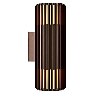 Nordlux Led-wandlamp Aludra Double (Bruin, b x d x h: 12,4 x 17,4 x 33,7 cm)