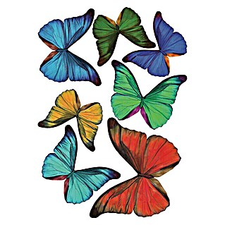 Adhesivos decorativos 3D Mariposa (Mariposas, Multicolor)