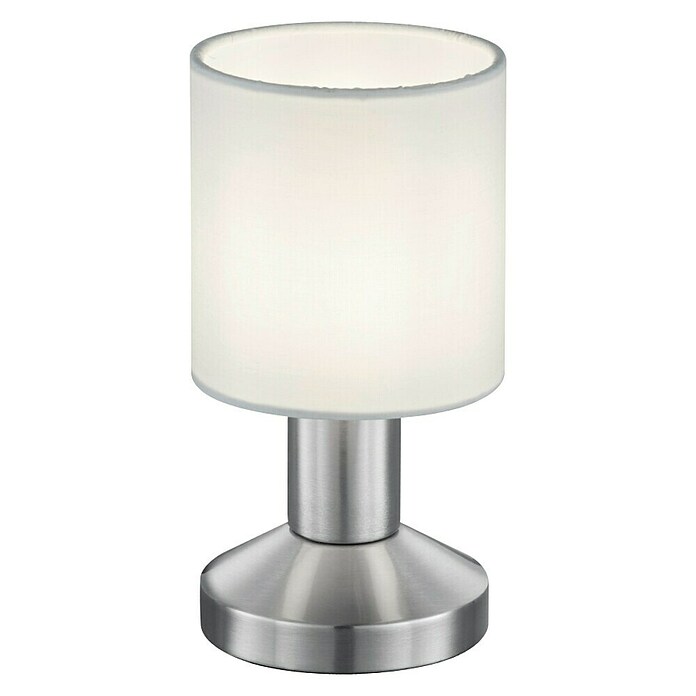 Trio Lighting Lámpara de sobremesa Garda (25 W, L x An x Al: 9,5 x 9,5 x 18 cm, Blanco, E14) | BAUHAUS