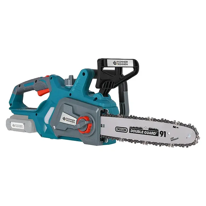 Könner & Söhnen Akku-Kettensäge KS CS20V-12 - 20 V, Li-Ionen, Ohne Akku, Schwertlänge: 30 cm - Eine Akku-Kettensäge von Könner & Söhnen mit Oregon-Schwert. Ideal für Gartenarbeiten und Baumpflege.