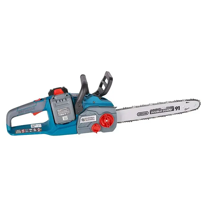 Könner & Söhnen Akku-Kettensäge KS CS40V-14 - 40 V, Li-Ionen, Ohne Akku - Akkubetriebene Kettensäge, die Leistung und Flexibilität vereint. Ideal für Gartenarbeiten und Baumschnitt.