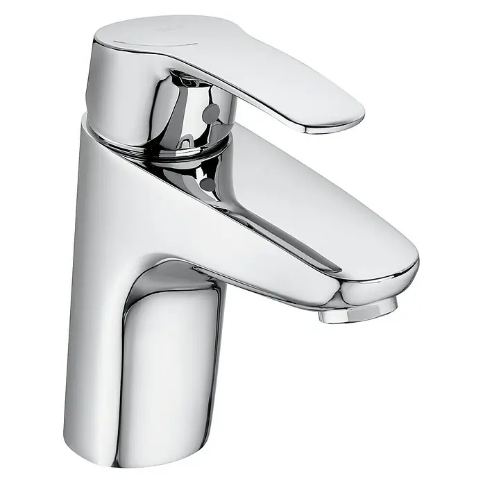 Roca Eos-N Grifo de lavabo - Cromo, Brillante - Elegante grifo monomando de lavabo cromado con diseño moderno y un acabado brillante, ideal para cualquier estilo de baño.