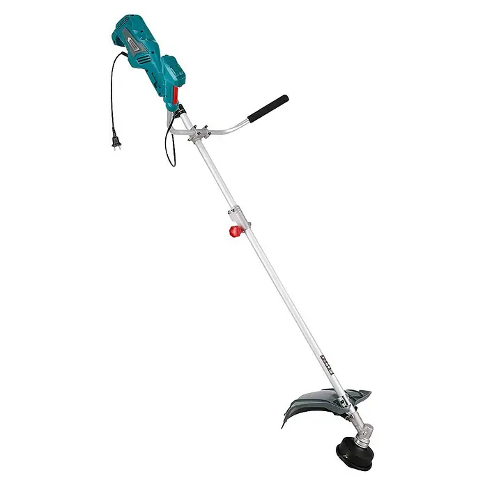 Könner & Söhnen Elektro-Rasentrimmer KS BCT-1400 - 1.400 W, Schnittbreite Faden: 42 cm, Schnittbreite Messer: 25,5 cm - Elektrischer Rasentrimmer mit verstellbarem Griff und Schutzvorrichtung für präzises Kantenschneiden und Trimmen.