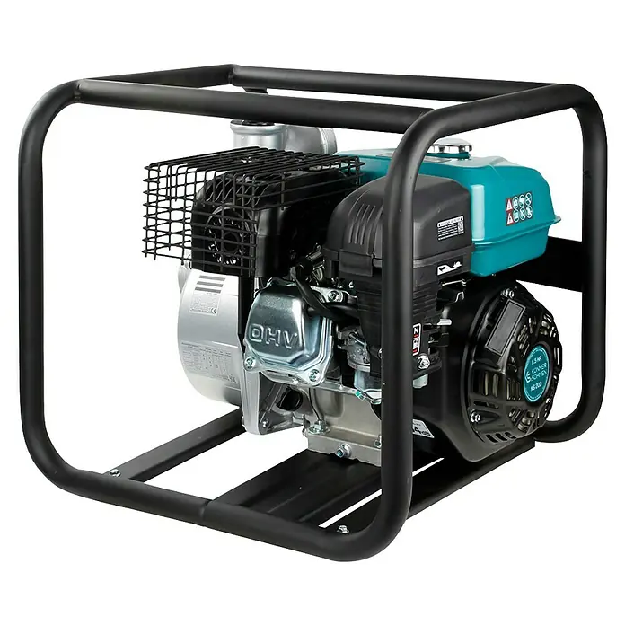 Könner & Söhnen Benzin-Klarwasserpumpe KS 80 - 7 PS, 196 cm³, Max. Fördermenge: 1.000 l/h - Hier ist ein robuster Wasserpumpe für anspruchsvolle Aufgaben. Ideal für Gartenbewässerung und Entwässerungsarbeiten.