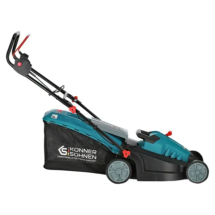 Könner & Söhnen Elektro-Rasenmäher KS 38LM-BL - 1.400 W, Schnittbreite: 38 cm - Bild einer Konner & Söhnen Rasenmähers. Diese Maschine sorgt für einen perfekten Rasen mit hoher deutscher Qualität.