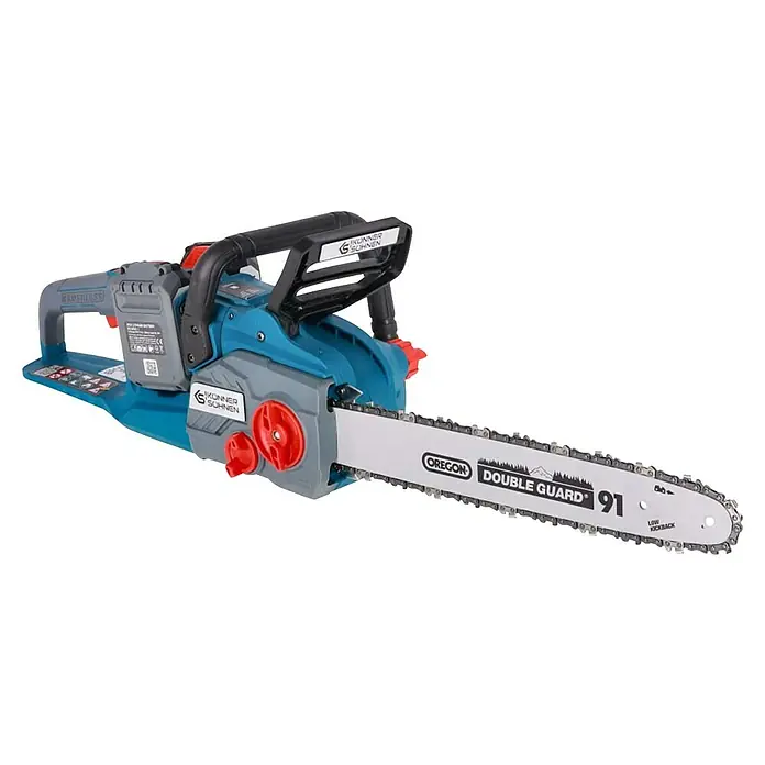 Könner & Söhnen Akku-Kettensäge KS CS40V-14 - 40 V, Li-Ionen, Ohne Akku - Die Akku-Kettensäge von Könner & Söhnen, ideal für den Garten. Robust und zuverlässig für Baumschnittarbeiten.