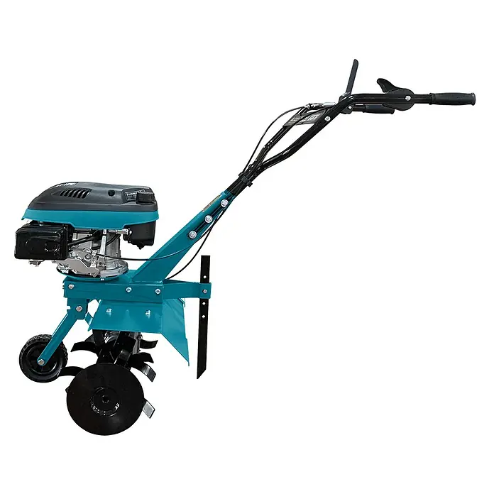Könner & Söhnen Benzin-Bodenhacke KS 4HP-70 - 4-Takt, Arbeitsbreite: 70 cm - Abgebildete Motorhacke in Blau und Schwarz. Ideal für die Bodenbearbeitung und Gartenarbeit.